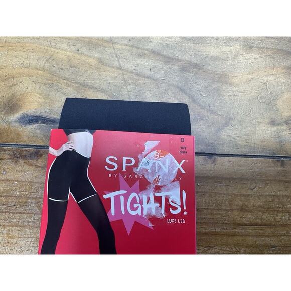 SPANX SZ D Very Black Tight-End Tights FH3915 New - Picture 2 of 5